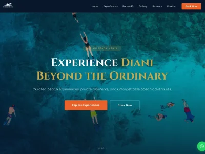 a kenyan business website on mobile
