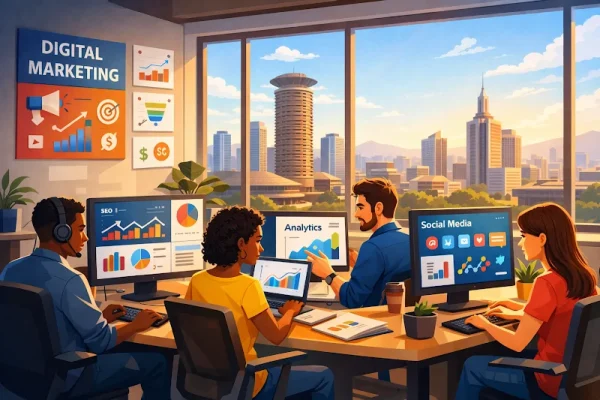 Neksas Digital WEB Design services in Kenya