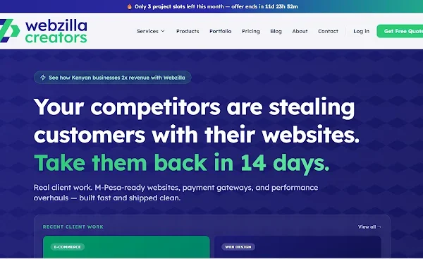 Webzilla Creators – Website Designers and Digital Marketers in Kenya